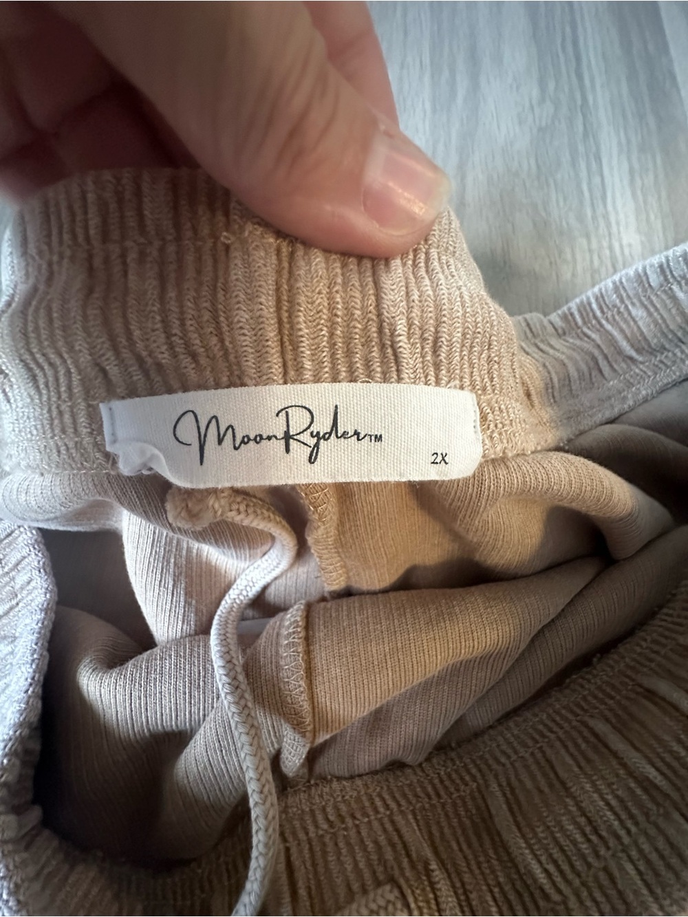 MOON RYDER corded joggers cargo pants in tan khaki sz 2XL - Picture 5 of 10